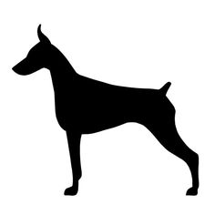 doberman silhouette